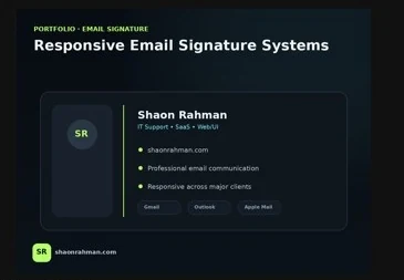 Email Signature Design portfolio preview
