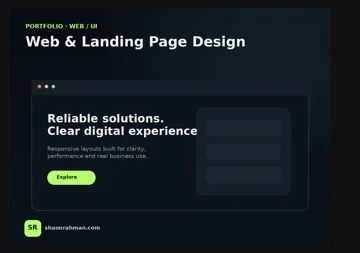 Web & Landing Page Design portfolio preview